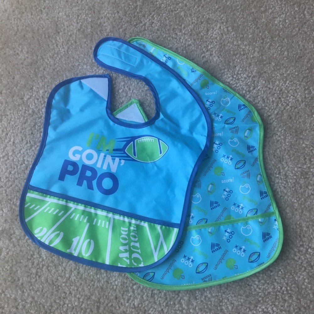 RBX Sport Themed Bibs Set of 2 NWOT